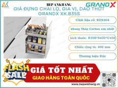 Giá đựng chai lọ gia vị dao thớt GRANDX XK.B35S - 350mm